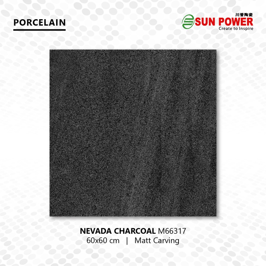 Granit Lantai Matt Carving - Nevada Series 60x60 | Sun Power