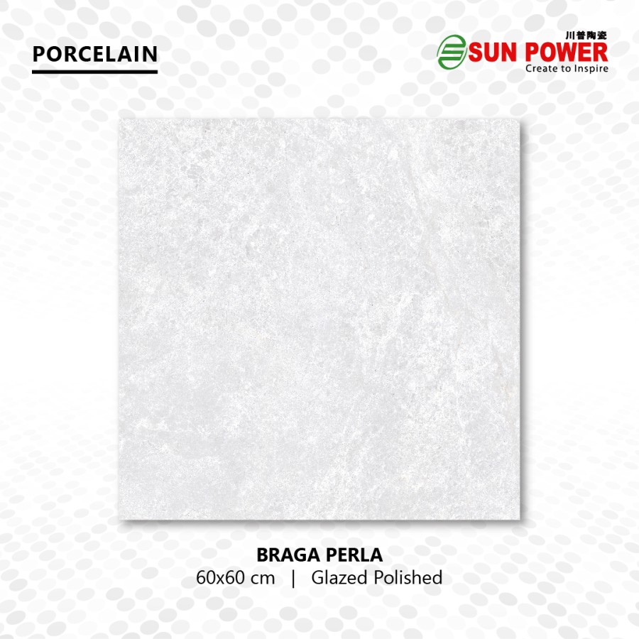 Granit Lantai - BRAGA PERLA 60x60 | Lite Series | Sun Power