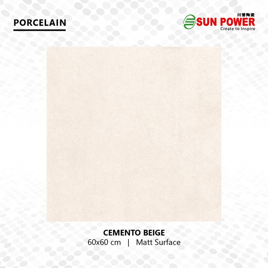 Granit Lantai Matt - Cemento Series 60x60 | Sun Power