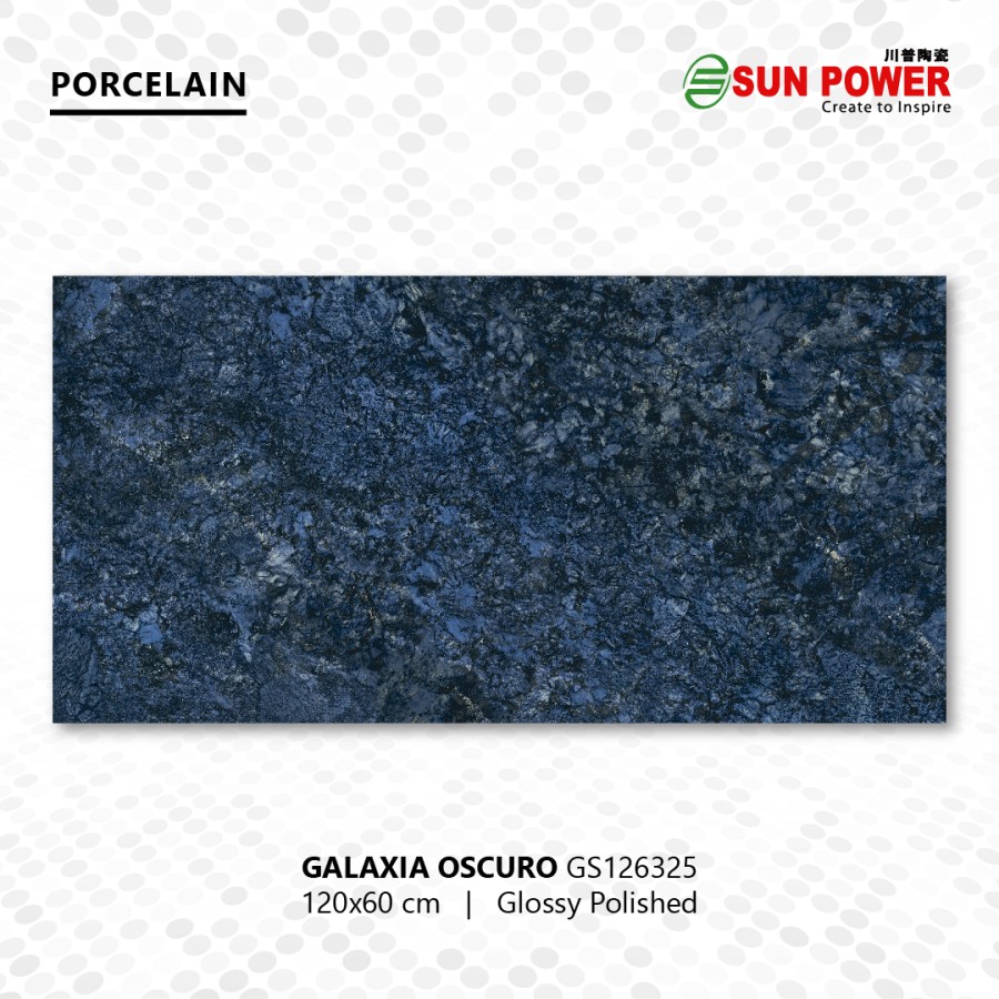 Granit Lantai Glossy Polished - Galaxia Oscuro | Sun Power