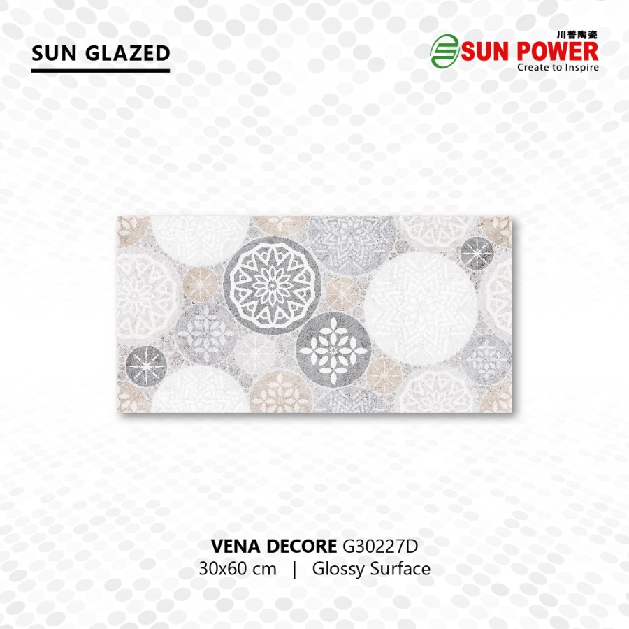 Keramik Dinding Dekoratif Glossy - Vena Series 30x60 | Sun Power