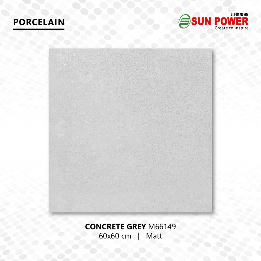 Granit Lantai Matt - Concrete Series 60x60 | Sun Power