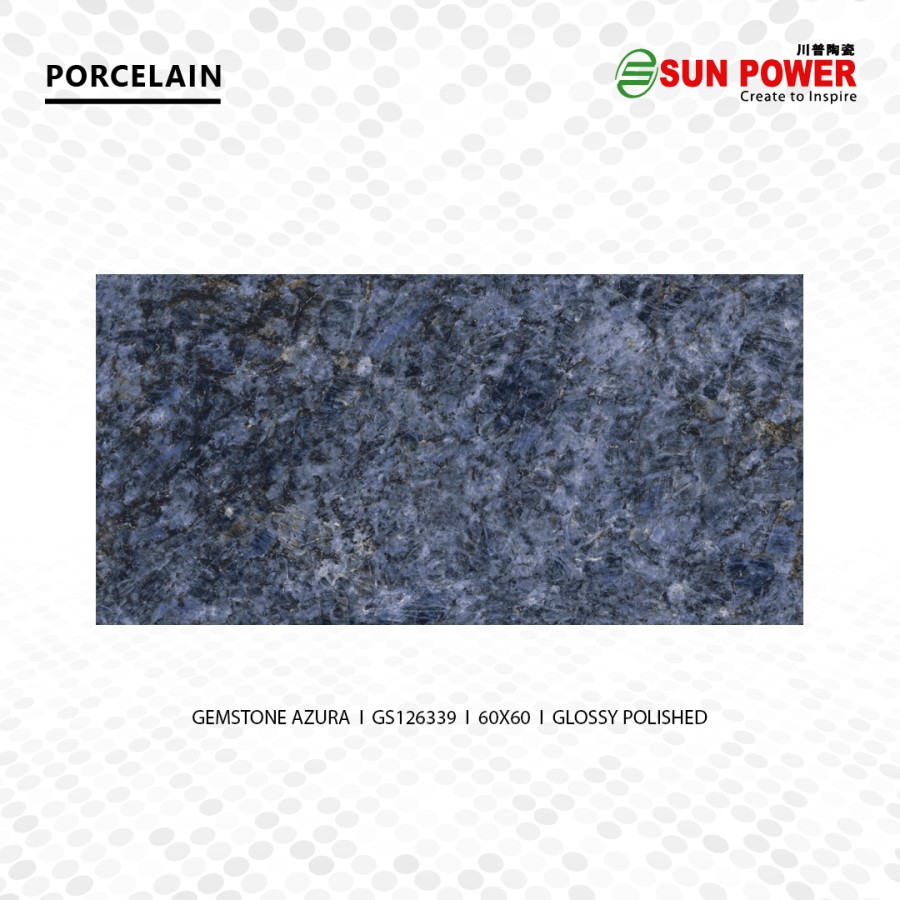 Granit Lantai Glossy Polished - Gemstone Azura | Sun Power
