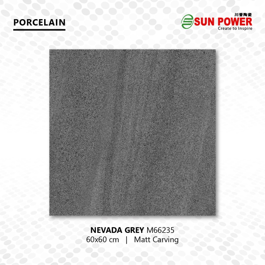 Granit Lantai Matt Carving - Nevada Series 60x60 | Sun Power