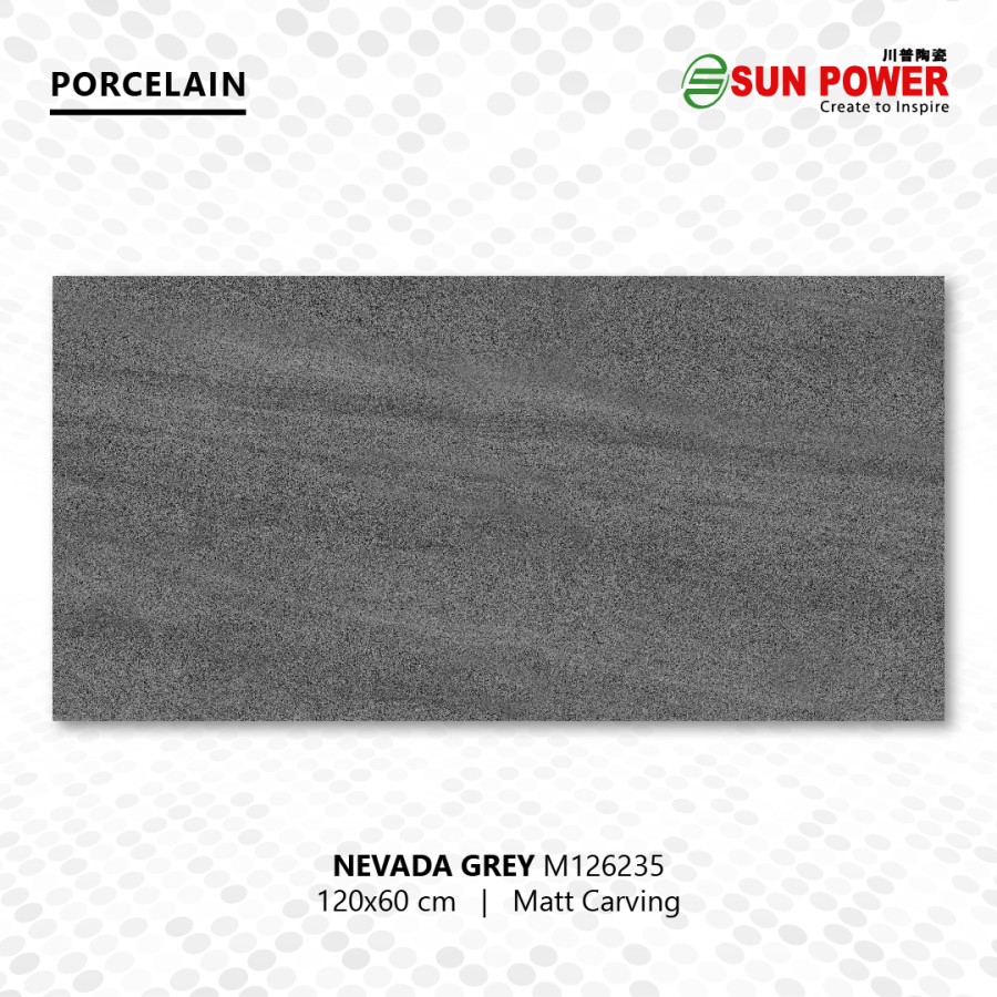 Granit Lantai Matt Carving - Nevada Series 120x60 | Sun Power