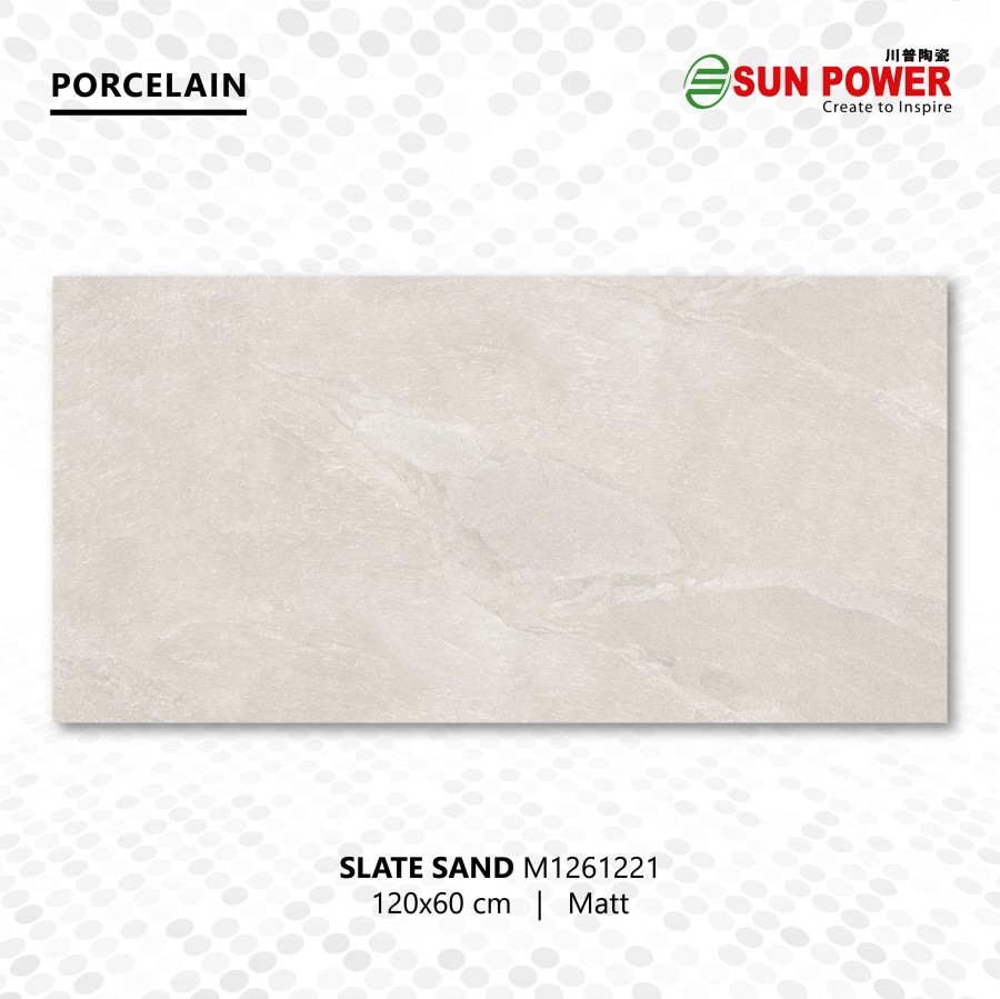 Granit Lantai Matt 120x60 - Slate Series | Sun Power