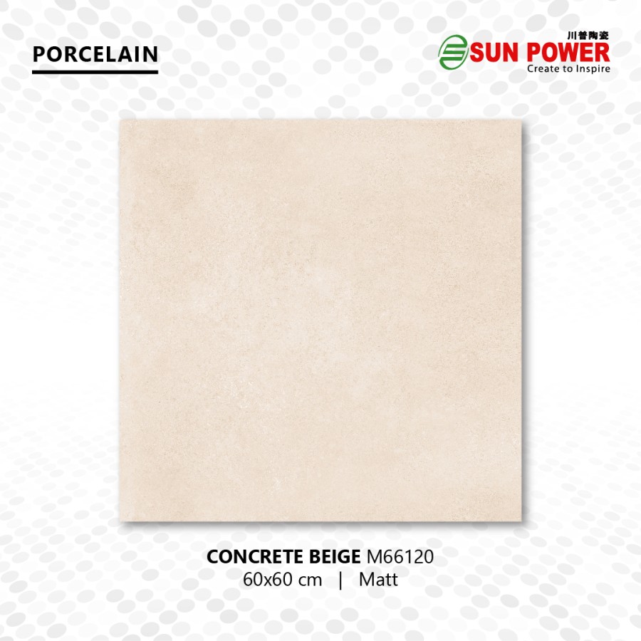 Granit Lantai Matt - Concrete Series 60x60 | Sun Power
