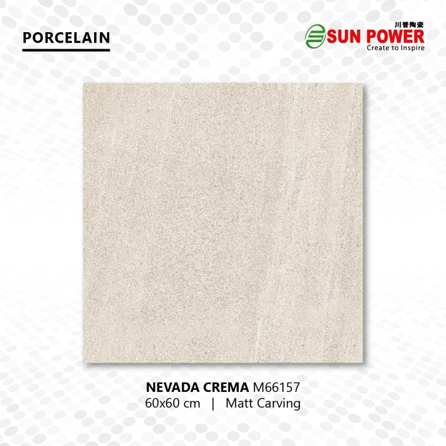 Granit Lantai Matt Carving - Nevada Series 60x60 | Sun Power