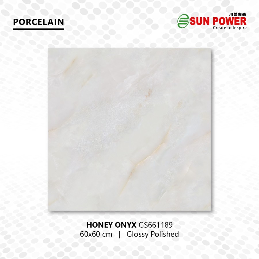 Granit Lantai Glossy Polished - Honey Series 60x60 | Sun Power