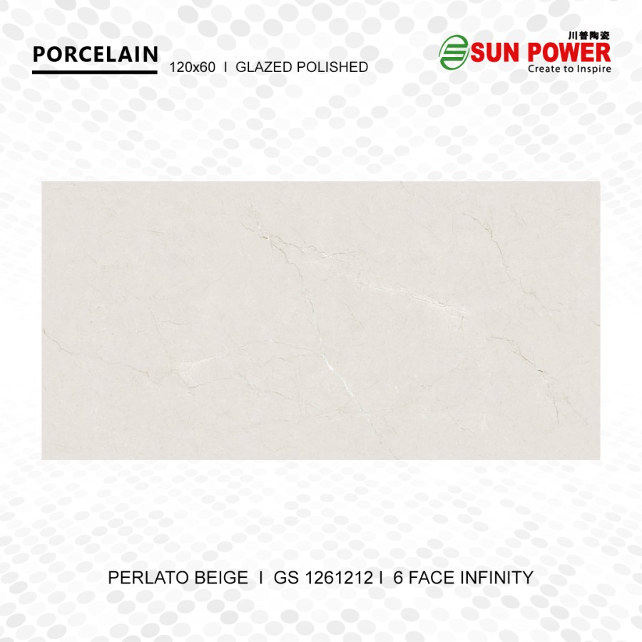 Granit Lantai Glossy Polished - Perlato Beige Series | Sun Power