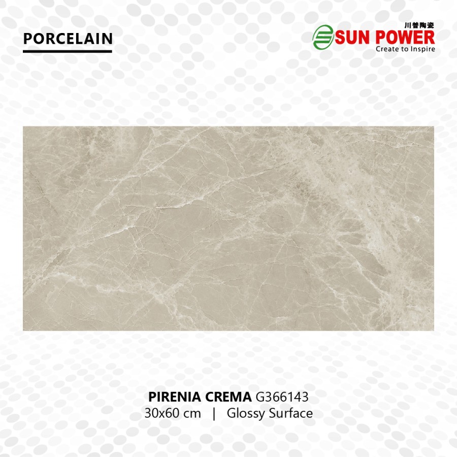Granit Dinding Glossy Polished - Pirenia Series 30x60 | Sun Power