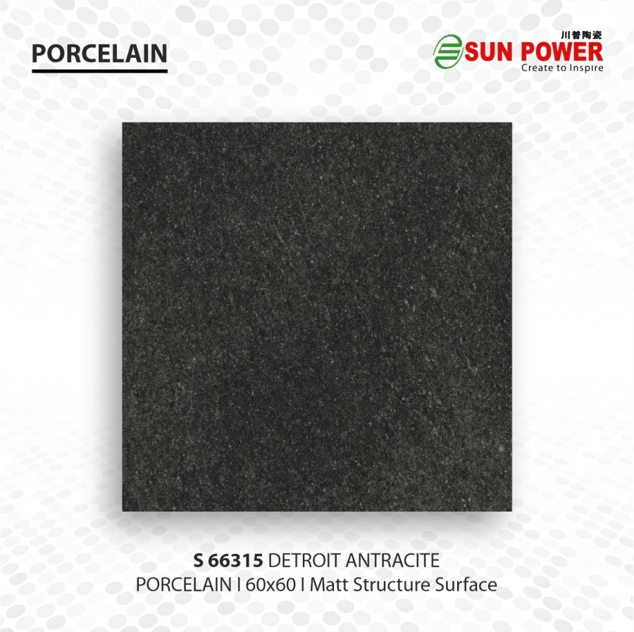 Granit Lantai Anti Slip Matt - Detroit Series 60x60 | Sun Power