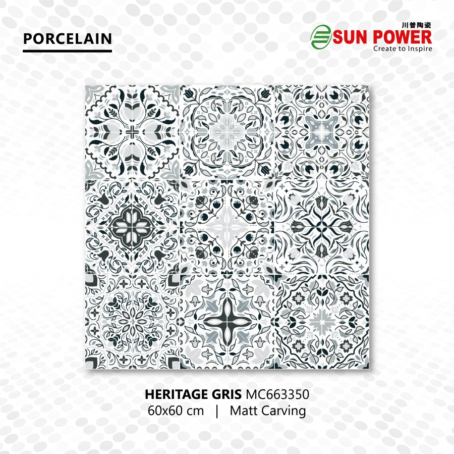 Granit Lantai Matt 60x60 - Heritage Series | Sun Power