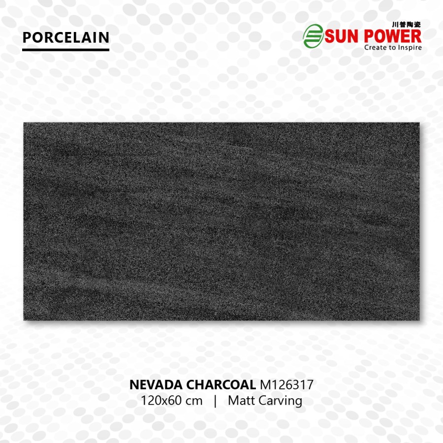 Granit Lantai Matt Carving - Nevada Series 120x60 | Sun Power