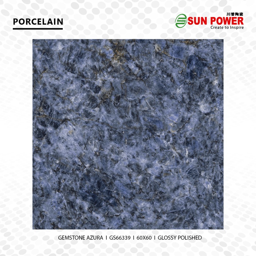 Granit Lantai Glossy Polished - Gemstone Azura | Sun Power