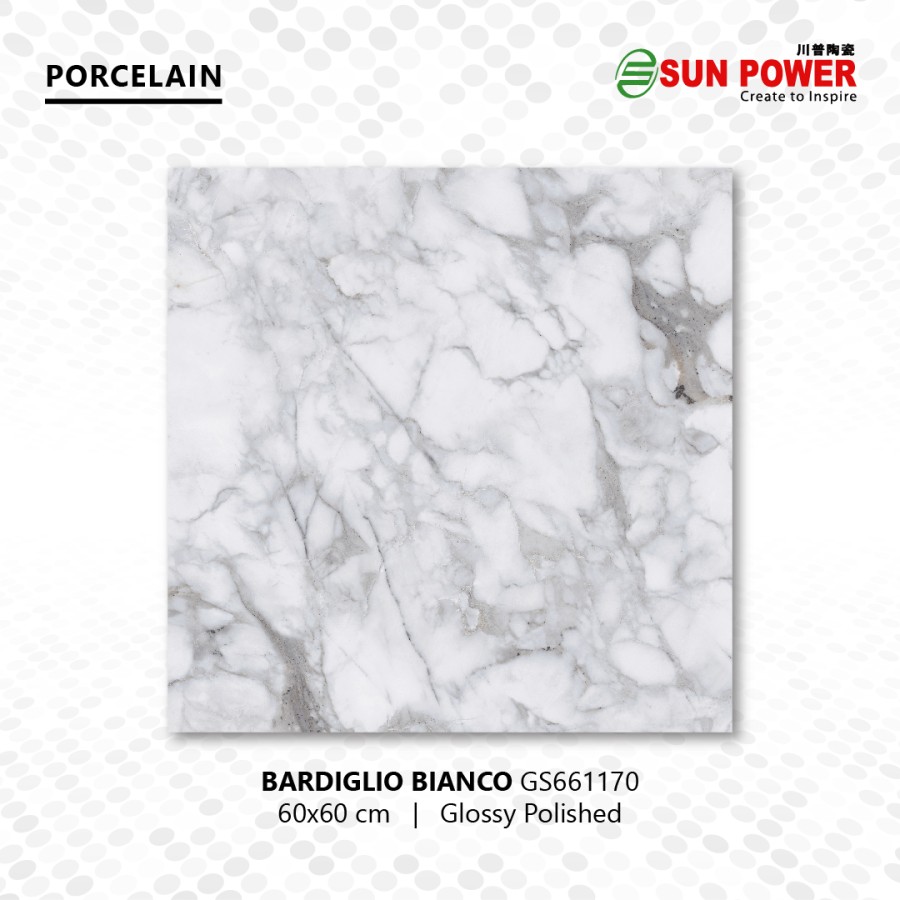 Granit Lantai Glossy Polished - Bardiglio Bianco | Sun Power
