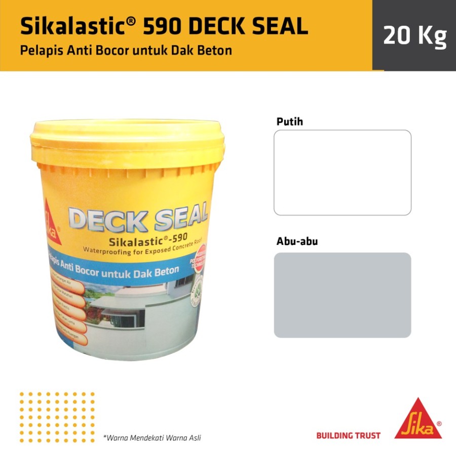 Deck Seal Sikalastic-590 20Kg. Waterproofing Atap & Dak Beton