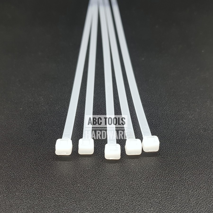 Kabel Tis PUTIH 30cm - Kabel Ties 300mm - Cable Ties 300 x 3.6 mm