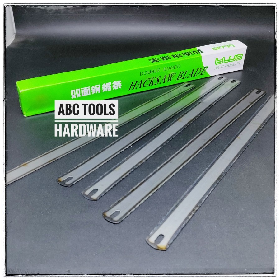 Mata Gergaji Besi Dua SISI Double 30cm - Double Hacksaw 12 Inch