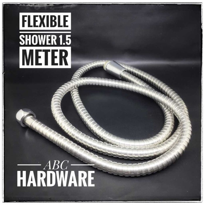Selang Fleksibel Shower Nekel Kamar Mandi 1.5 Meter