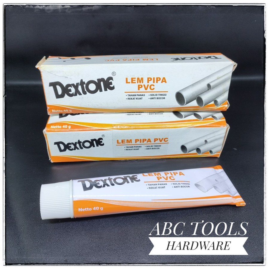Lem Pipa Pvc DEXTONE 40 gram ORIGINAL!!!!