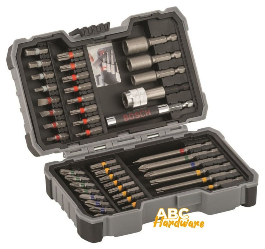 BOSCH 43 Pcs Mata Obeng dan Nutsetter Set