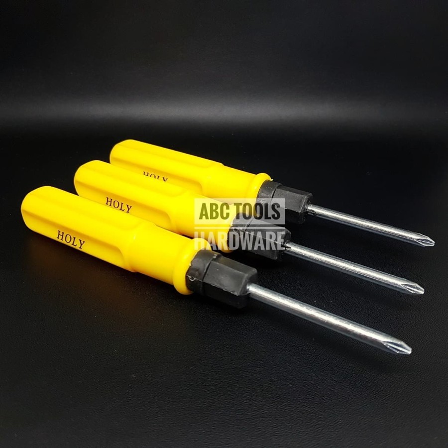 Obeng Bolak Balik Transparan 3" / Obeng BB Transparan 3"