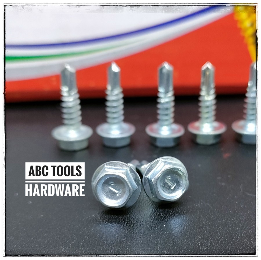BAUT SKRUP BAJA RINGAN SPANDEX/ROOFING SCREW/BAUT BAJA 10x19