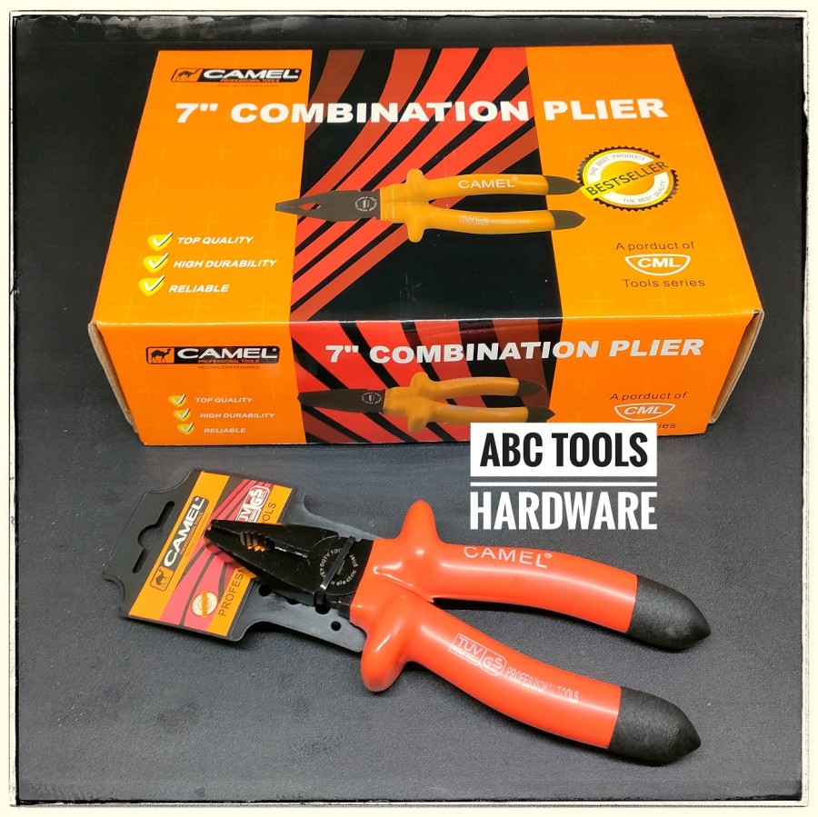 TANG LISTRIK 1000 Volt 7 Inch - TANG KOMBINASI ANTI LISTRIK 18 cmtb abc