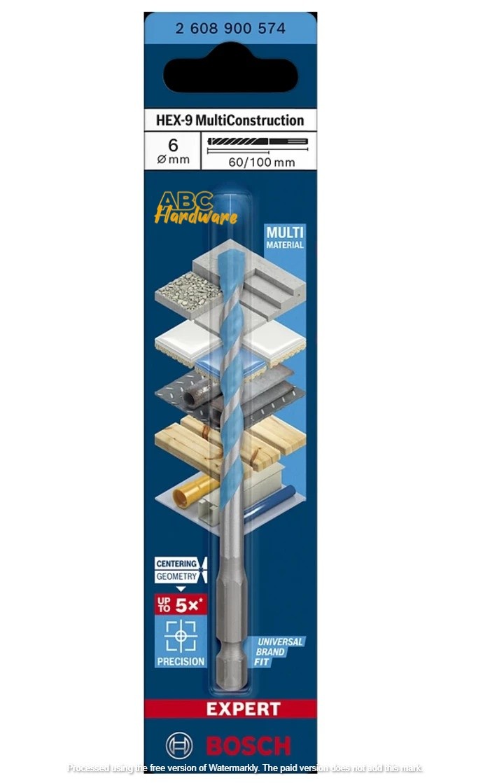 BOSCH Mata Bor Serbaguna HEX-9 Multi Construction Drill Bit Expert