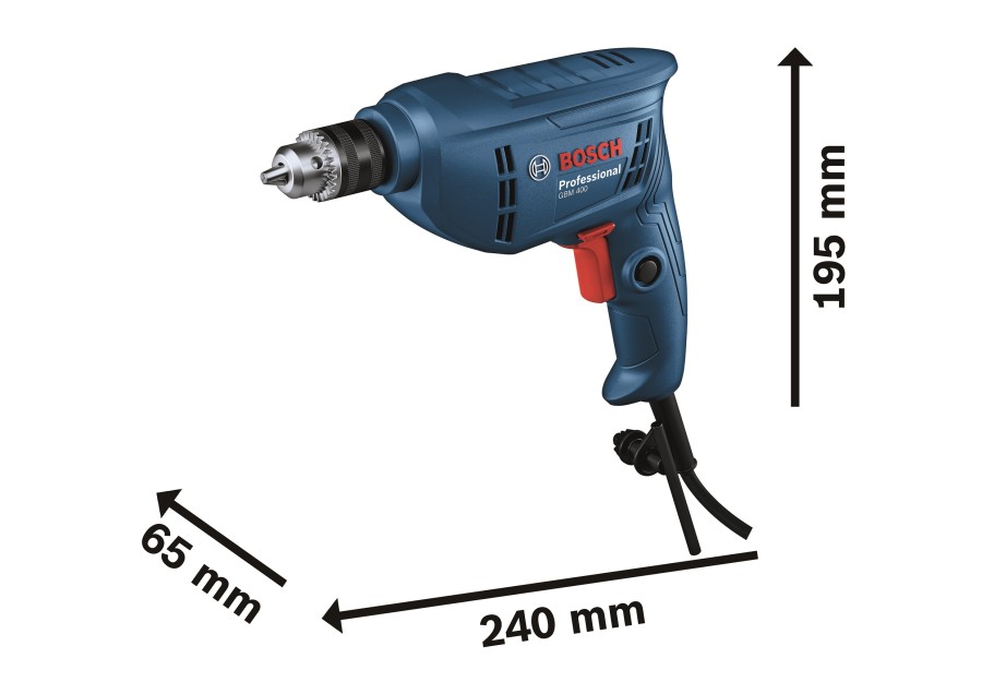 BOSCH GBM 400 Drill Mesin Bor Listrik Non Impact GBM400