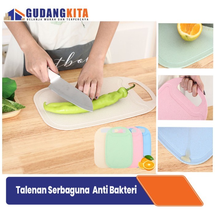 Talenan Serbaguna Anti Bakteri Dari Jerami