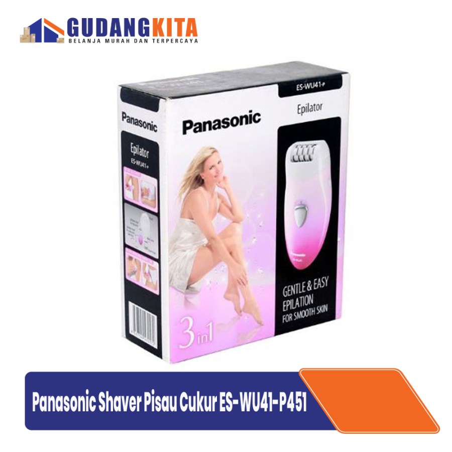 PANASONIC PISAU CUKUR WANITA ES-WU41-P451 SHAVER - ALAT PENCUKUR BULU