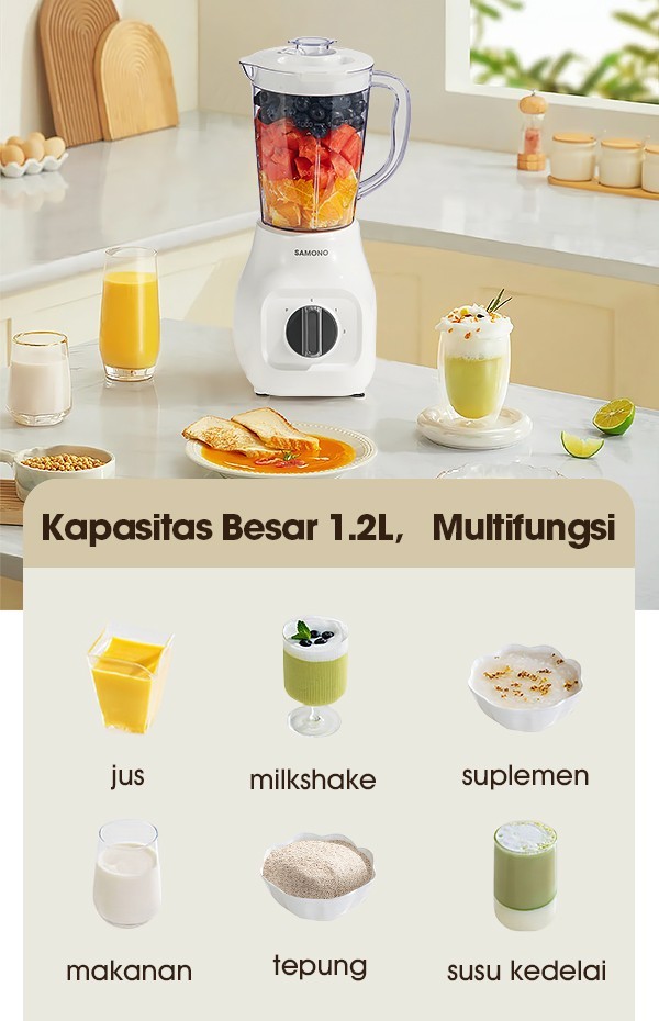 Blender Multifungsi 2 in 1 Samono