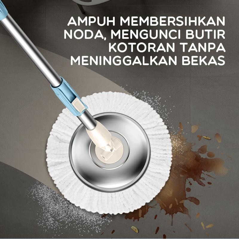 Alat Pel Lantai Spin Mop 2 in 1 Bonbox BCT211104