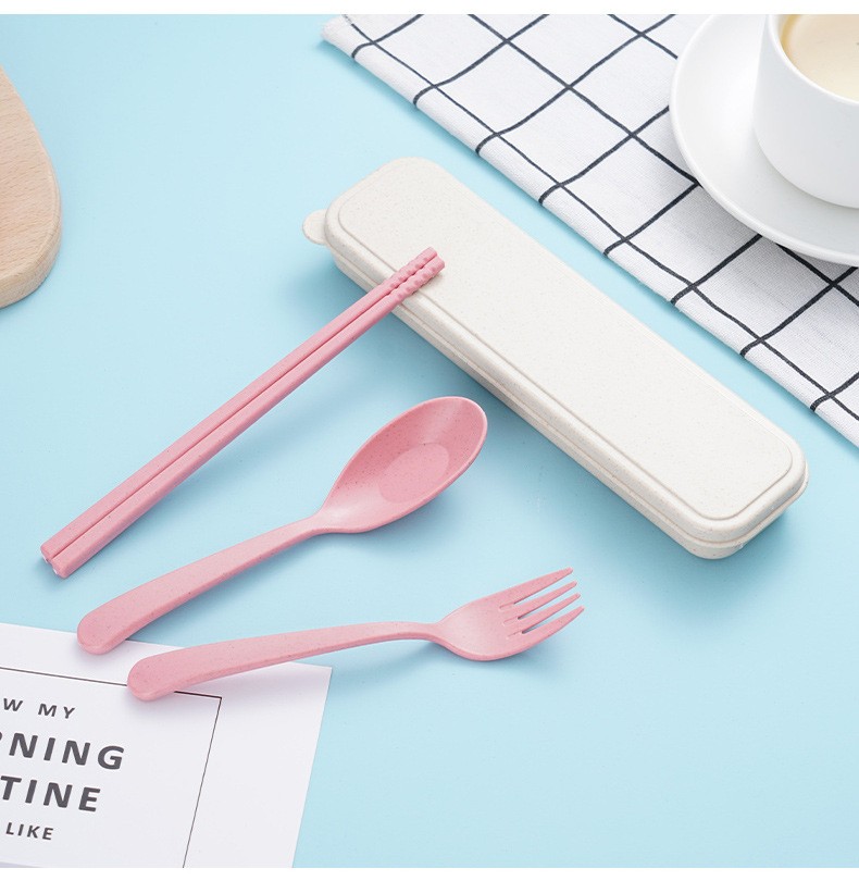 Sendok Set Plaastik Sendok Garpu dan Sumpit