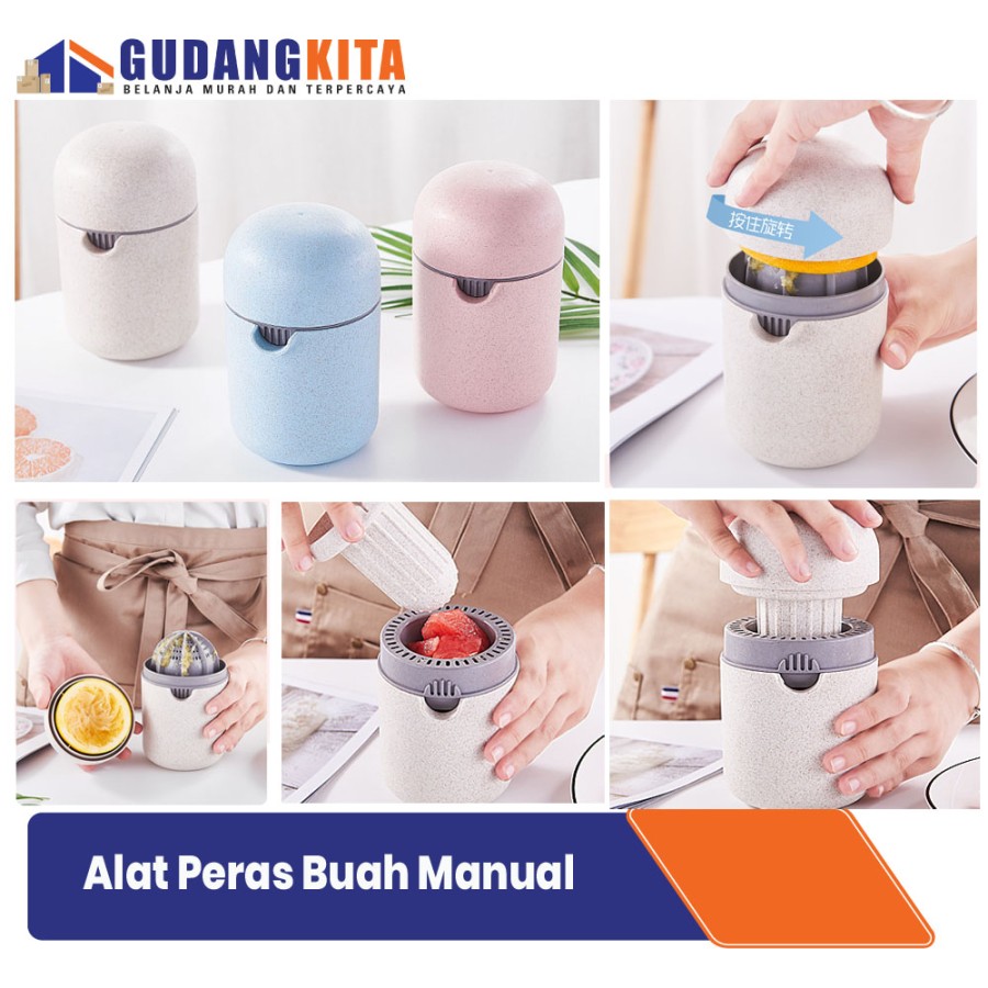 Juicer & Extractor Alat Peras Buah Manual Multi Fungsi