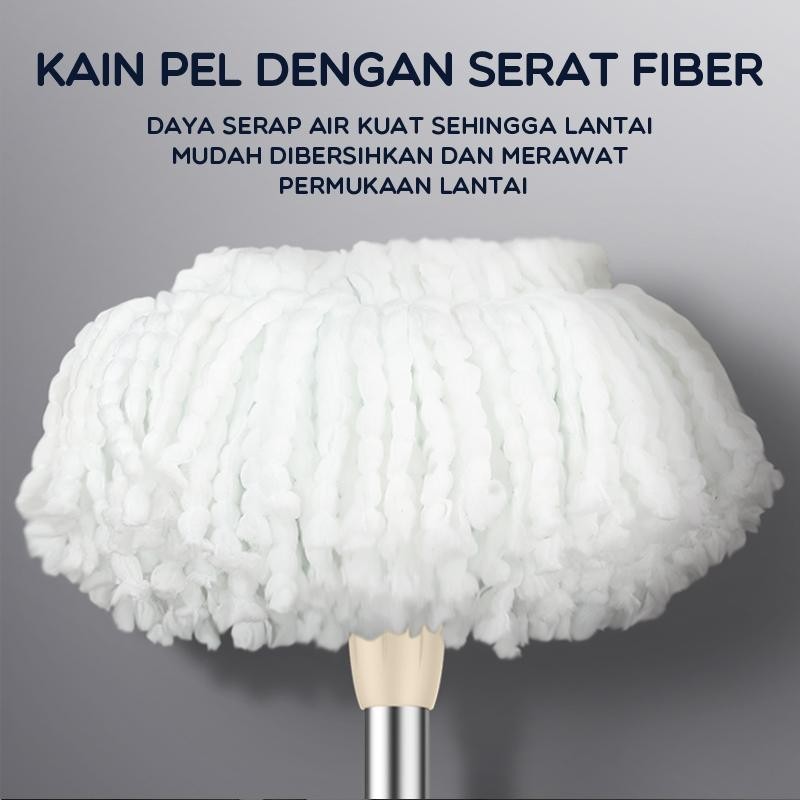 Alat Pel Lantai Spin Mop 2 in 1 Bonbox BCT211104