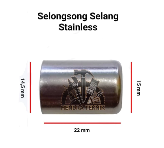 FERRULE KALENG SELANG PRES SELANG KOMPRESOR SELONGSONG KLEM SANCHIN PIPA FERUL STAINLESS