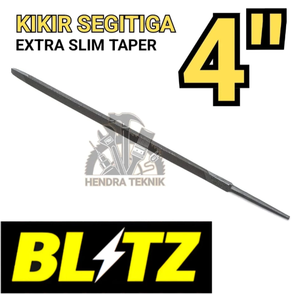 KIKIR SEGITIGA 4 inci KIKIR BESI INDIA 100MM KIKIR GERGAJI 4 IN INCH DIM EXTRA SLIM 10 CM 4"