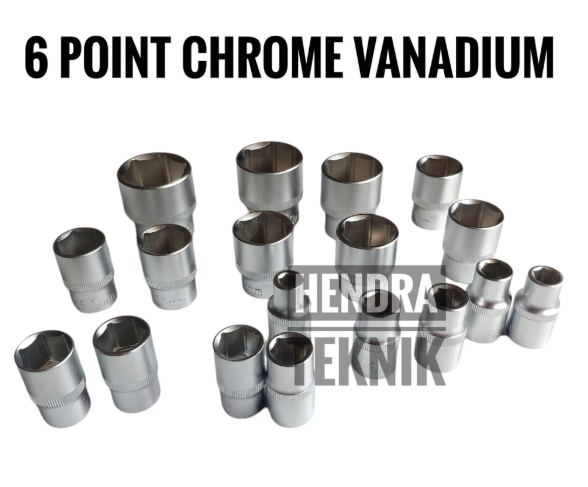 KUNCI SOK 24PCS DR 1per2 inci KUNCI SOCK SET RATCHET SOCKET SET 0.5 in SHOCK MURAH KUNCI SOKET HOBI