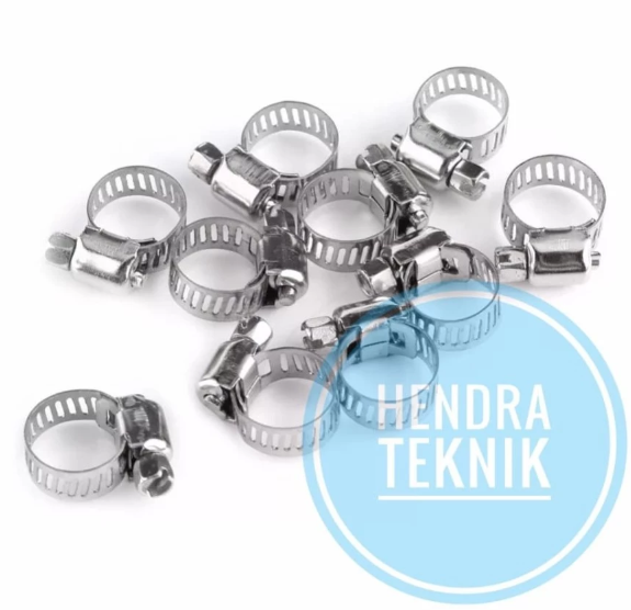 TAIWAN KLEM SELANG STENLIS 2 1/2" HOSE CLAMP STAINLESS 2,5" DIAMETER SELANG 44-64MM
