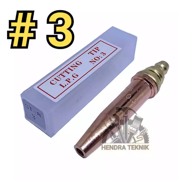 CUTTING TIP LPG MODEL STRONG 8 NO 1 2 3 MATA BLENDER POTONG ELPIJI MDL ST-8 #1 #2 #3