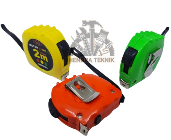 METERAN ROL 2 M PLASTIK ROL METER 2 METER MURAH PITA UKUR GULUNG BAGUS