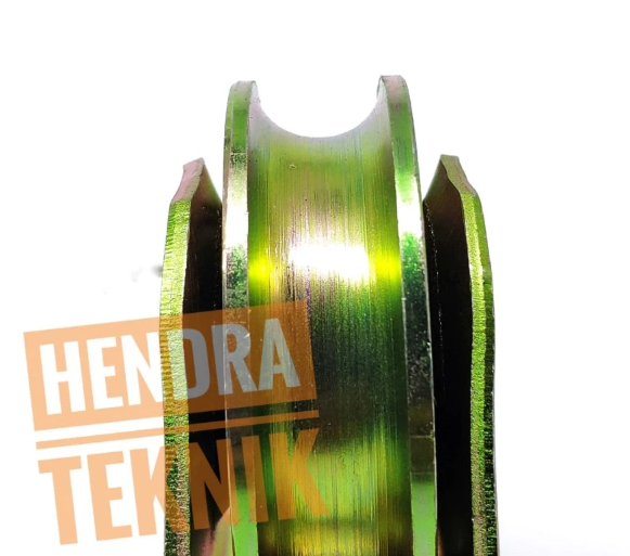 RODA PAGAR 80MM RODA BUBUT GALVANIZED SLIDING GATE WHEEL TINGGI 86MM MODEL U & V RODA PINTU GUDANG