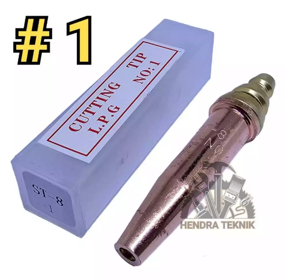 CUTTING TIP LPG MODEL STRONG 8 NO 1 2 3 MATA BLENDER POTONG ELPIJI MDL ST-8 #1 #2 #3