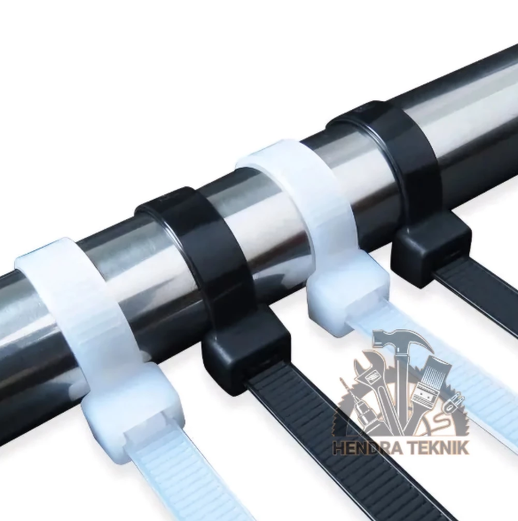 ASLI LEBAR CABLE TIES 200MM x 3,6mm NYLON TALI PENGIKAT PLASTIK KABEL TIS 20cm per 100pc