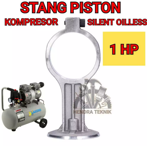 STANG PISTON KOMPRESOR 1HP OILLESS SILENT SPAREPART SETANG SEKER 1 HP SUKU CADANG GAGANG CONROD