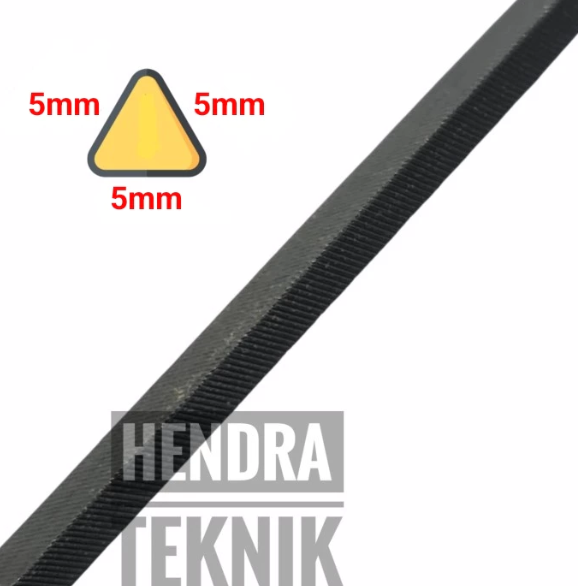 KIKIR SEGITIGA 4 inci KIKIR BESI INDIA 100MM KIKIR GERGAJI 4 IN INCH DIM EXTRA SLIM 10 CM 4"
