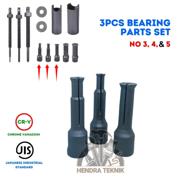 SPAREPART TRACKER BEARING INNER 3PCS GIGI TREK KLAKER MATA PENARIK BEARING PULLER PART SET